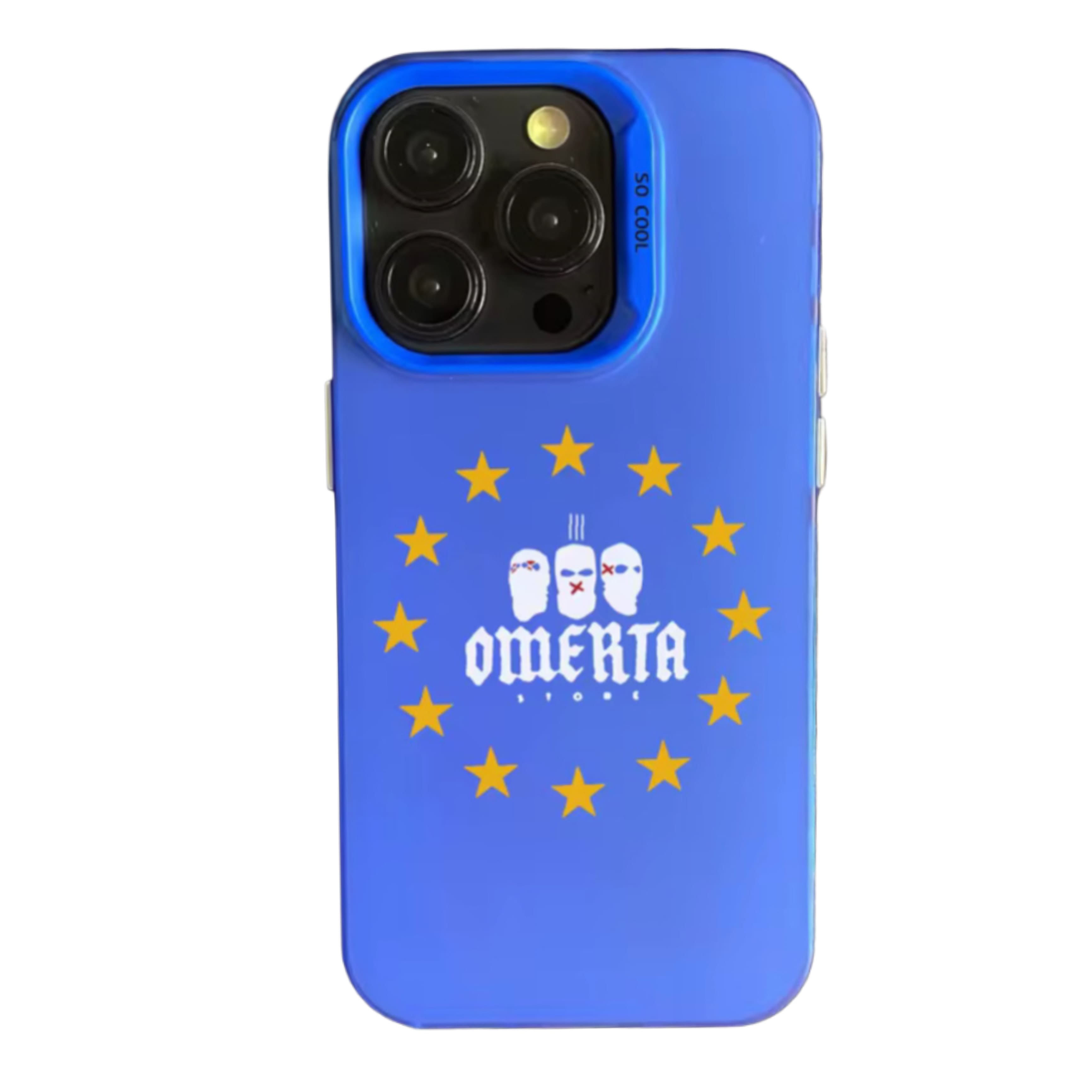 Coque Omerta Bleu pour iPhone