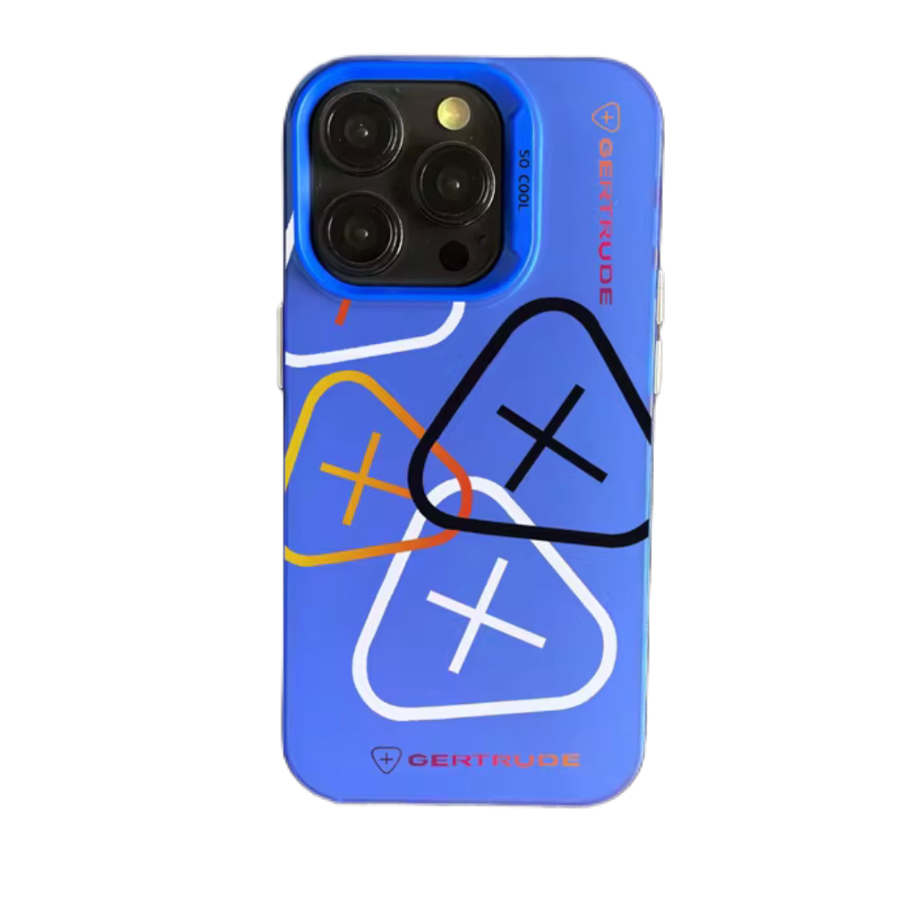 Apportez un style tendance à votre iPhone avec la coque Gertrude Bleue