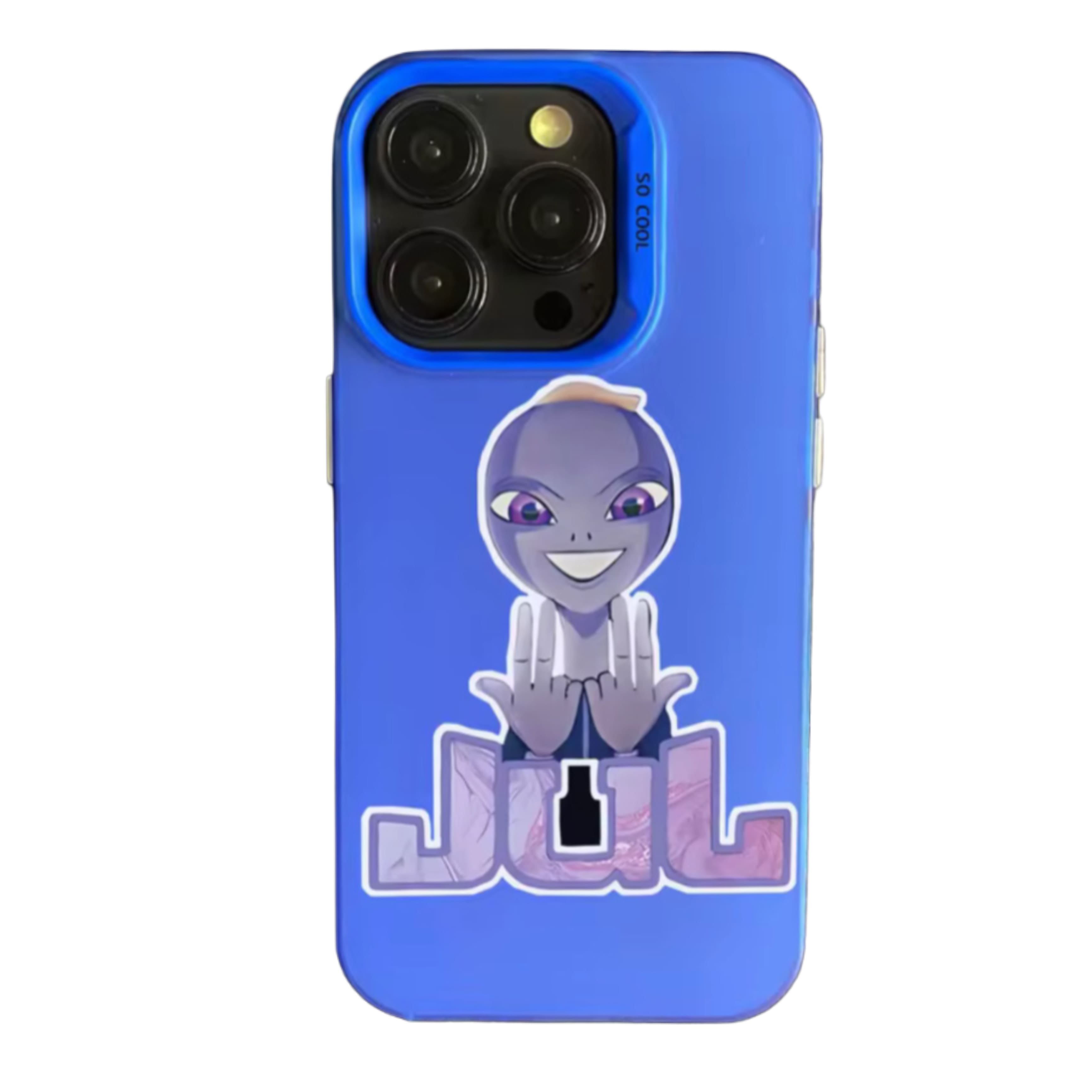 Coque bleue Jul pour iPhone