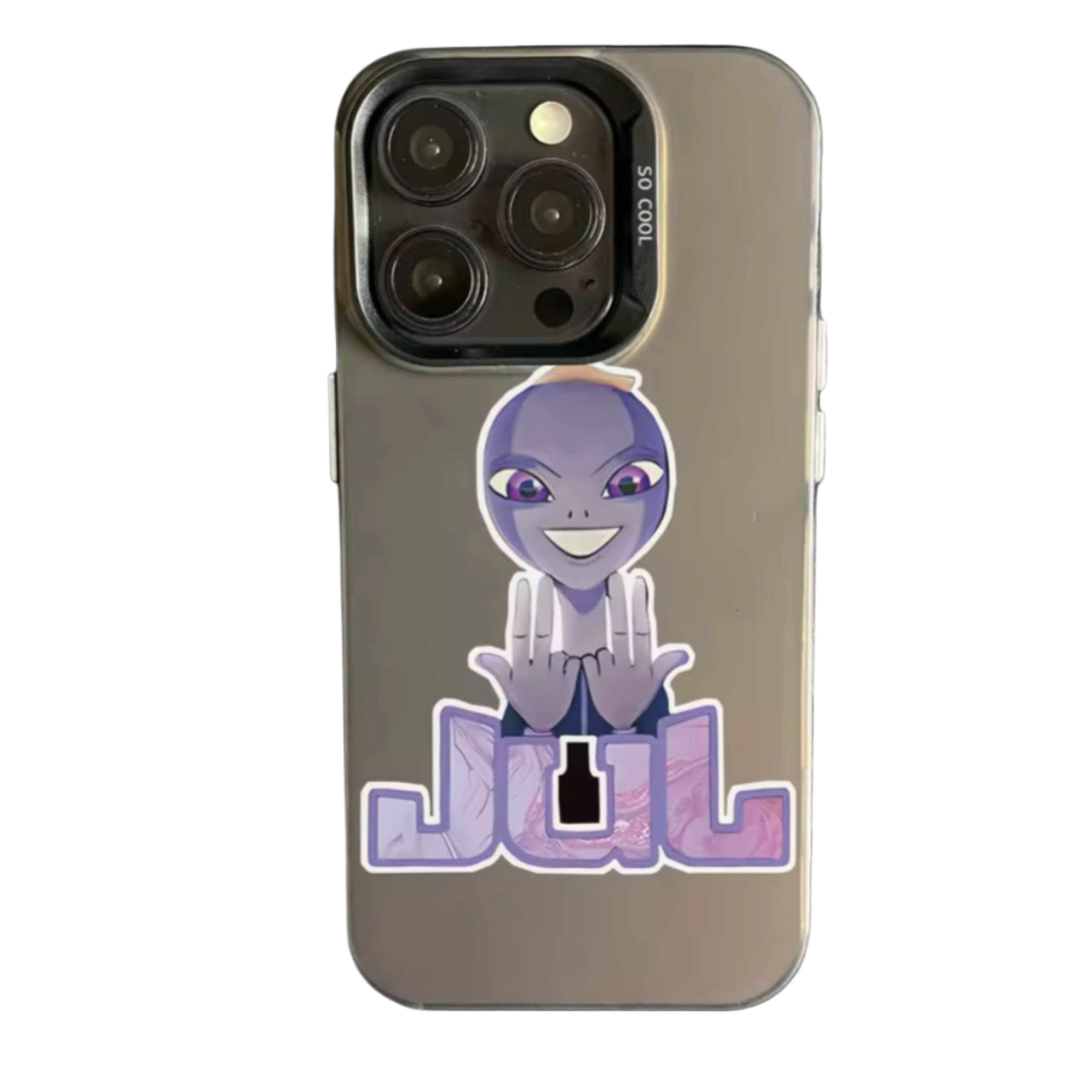 Coque grise Jul Ovni pour tous les iPhones