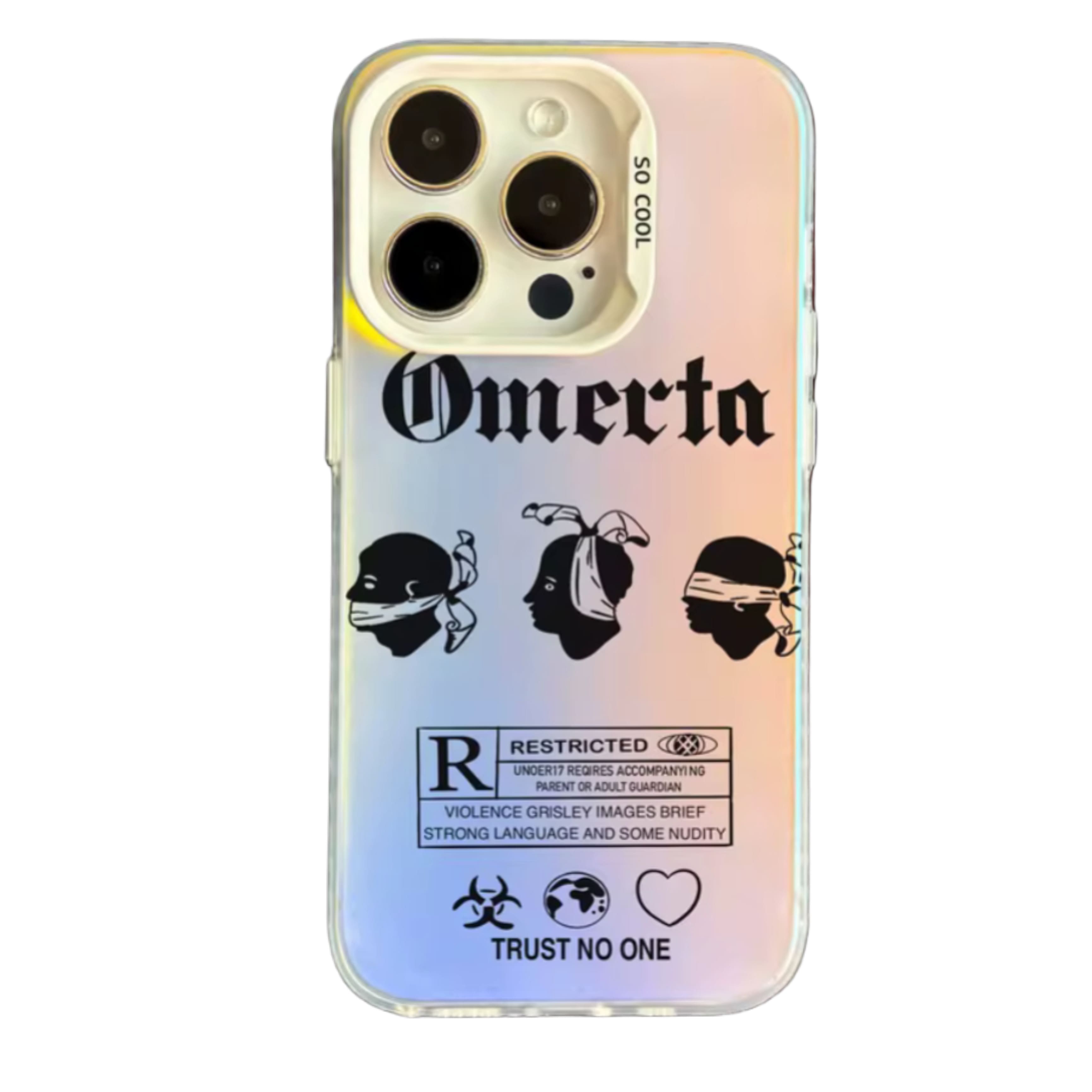 Coque Omerta Multicolore pour iPhone