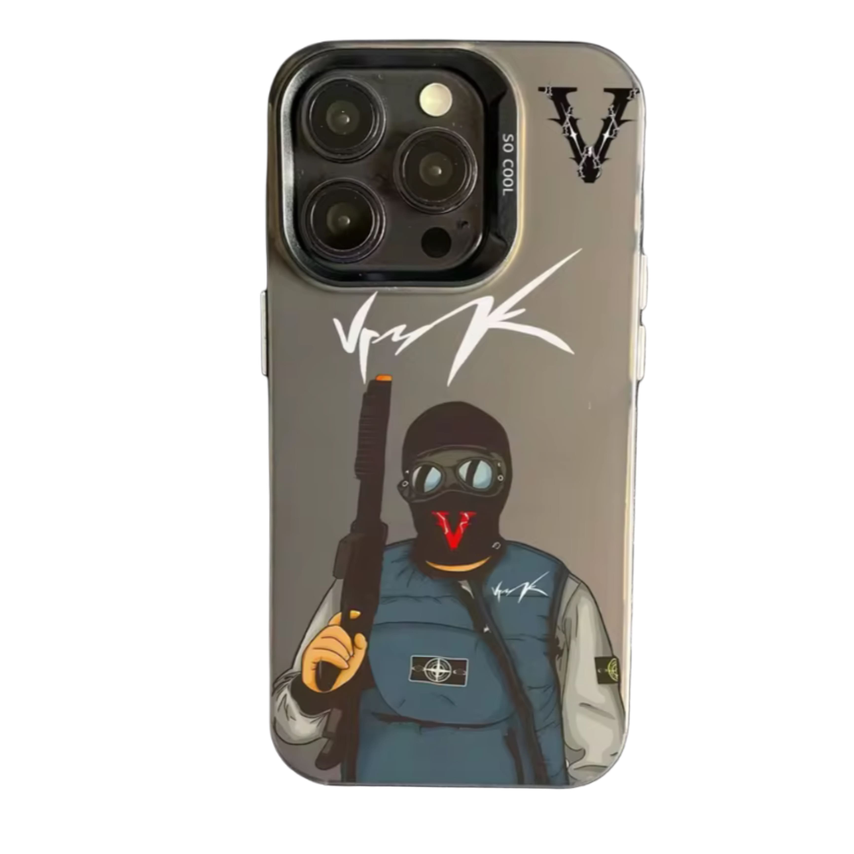 Coque Vrunk Grise pour iPhone
