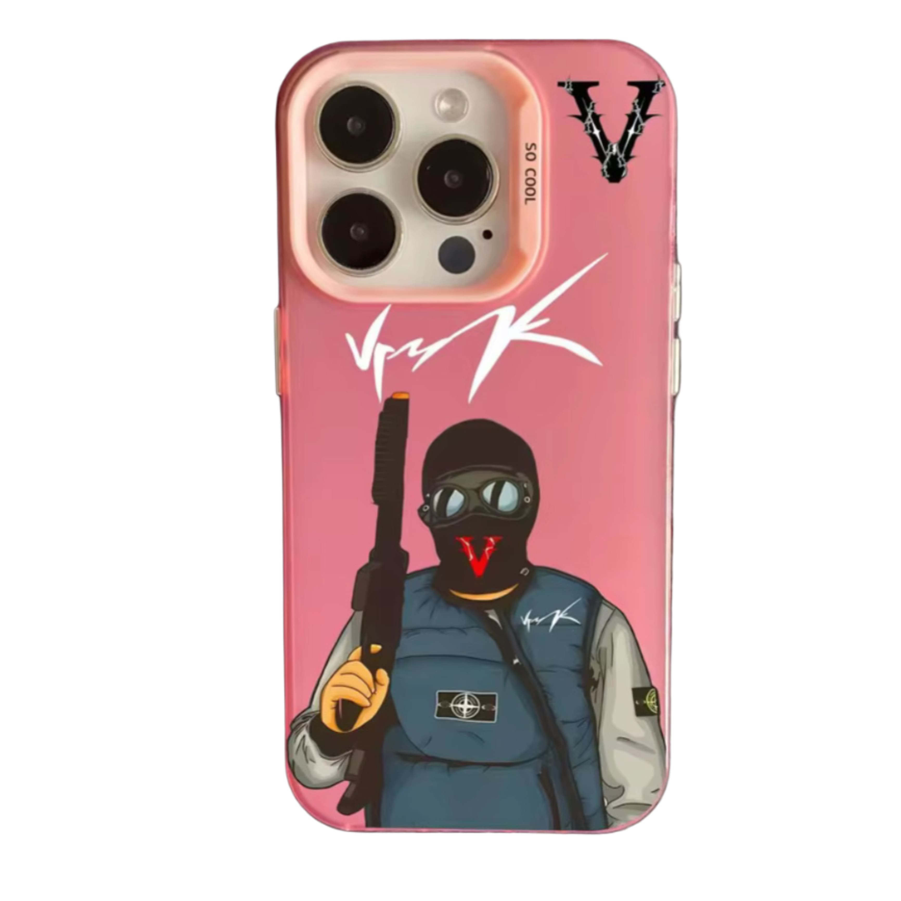 Coque Vrunk Rose pour iPhone