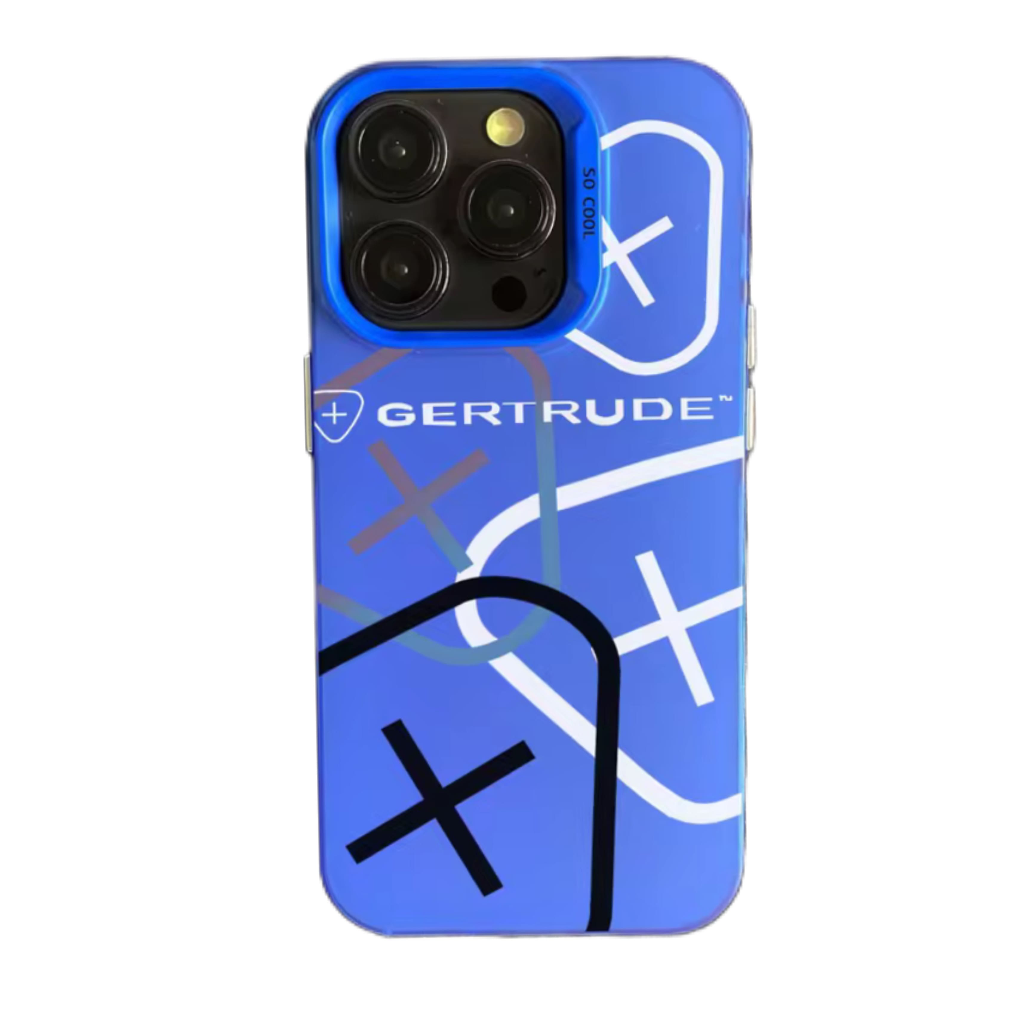 Donnez du caractère à votre iPhone avec la coque Gertrude Bleu - SharkStickers