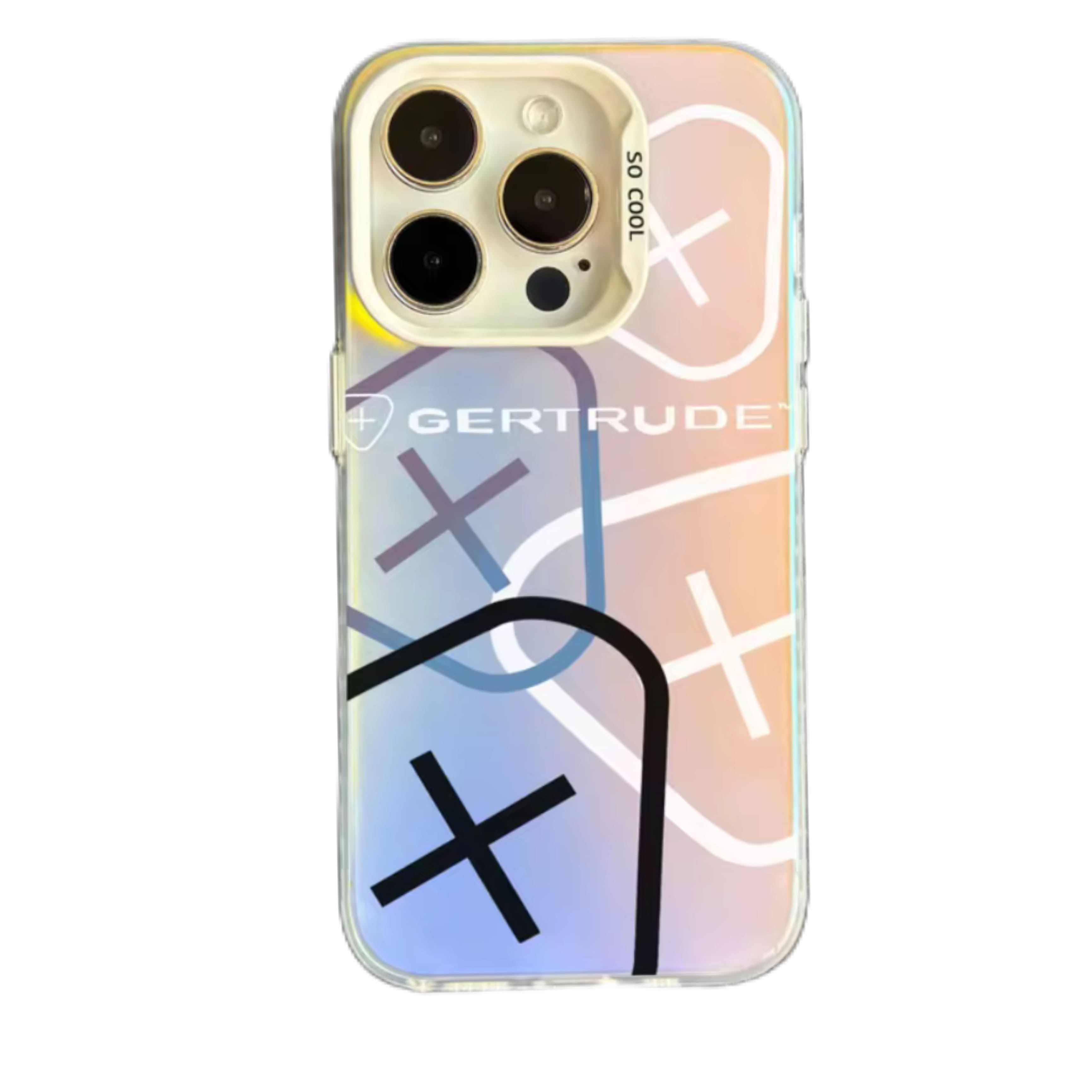 Donnez du caractère à votre iPhone avec la coque Gertrude Multicolore - SharkStickers