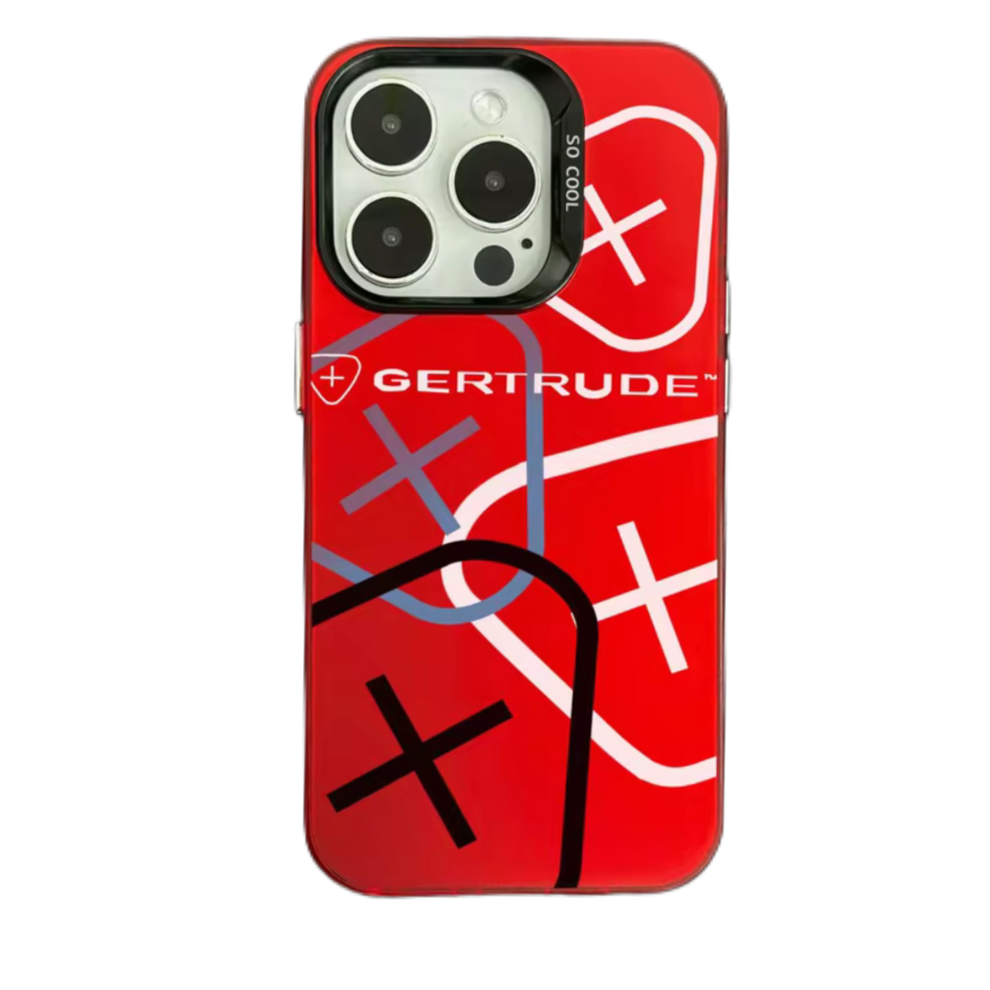 Donnez du caractère à votre iPhone avec la coque Gertrude Rouge - SharkStickers