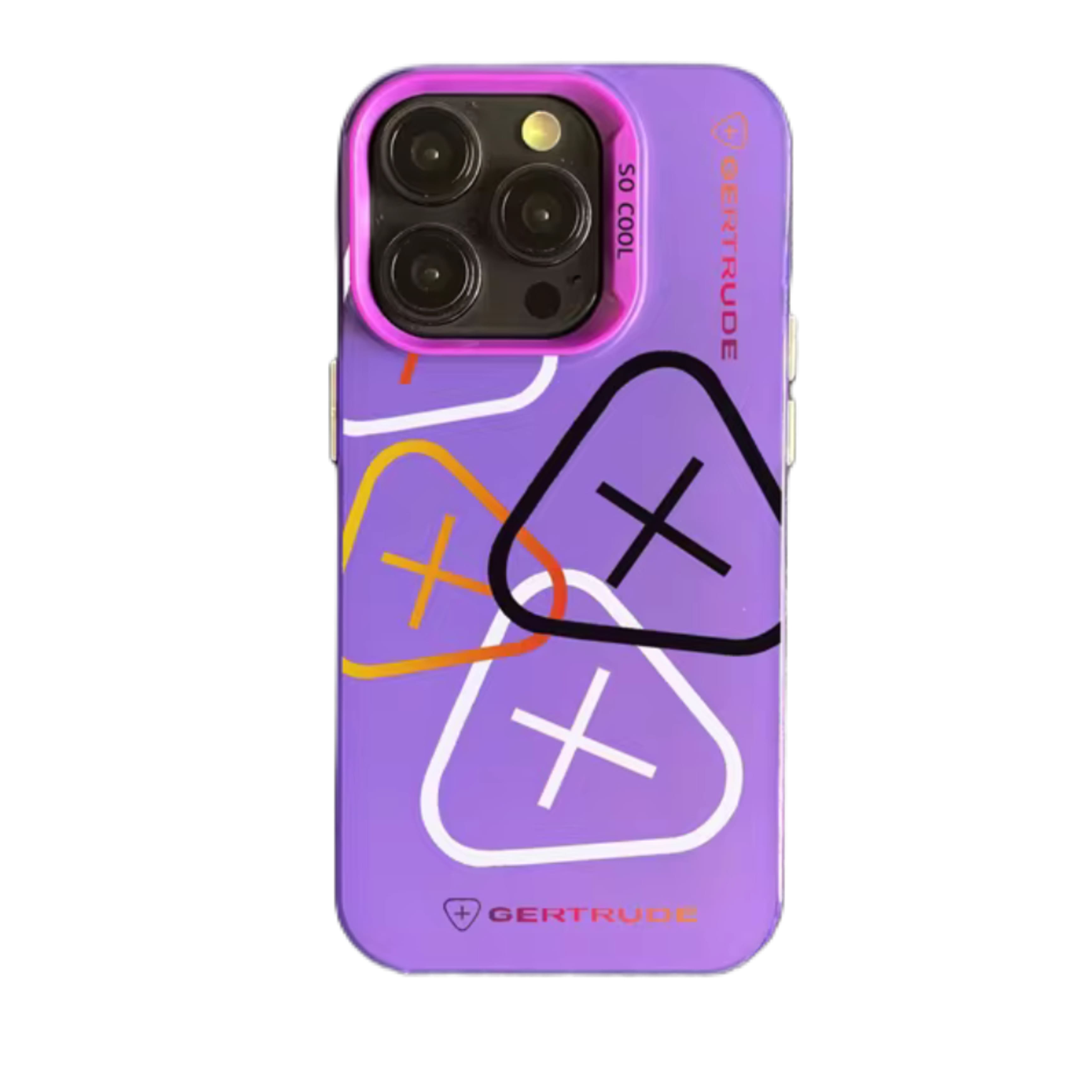 Apportez une touche tendance à votre iPhone avec la coque Gertrude Violette