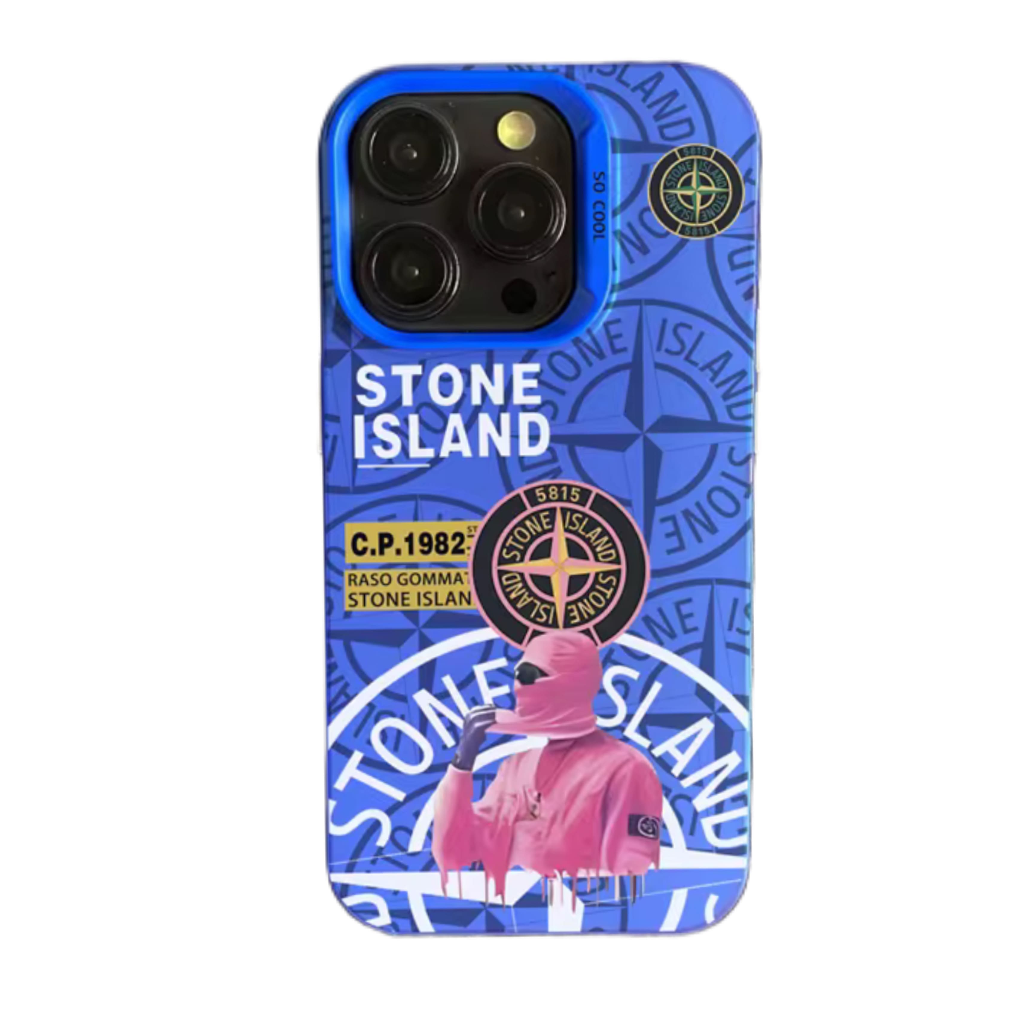 Habillez votre iPhone avec style grâce à la coque Stone Island Bleu - SharkStickers