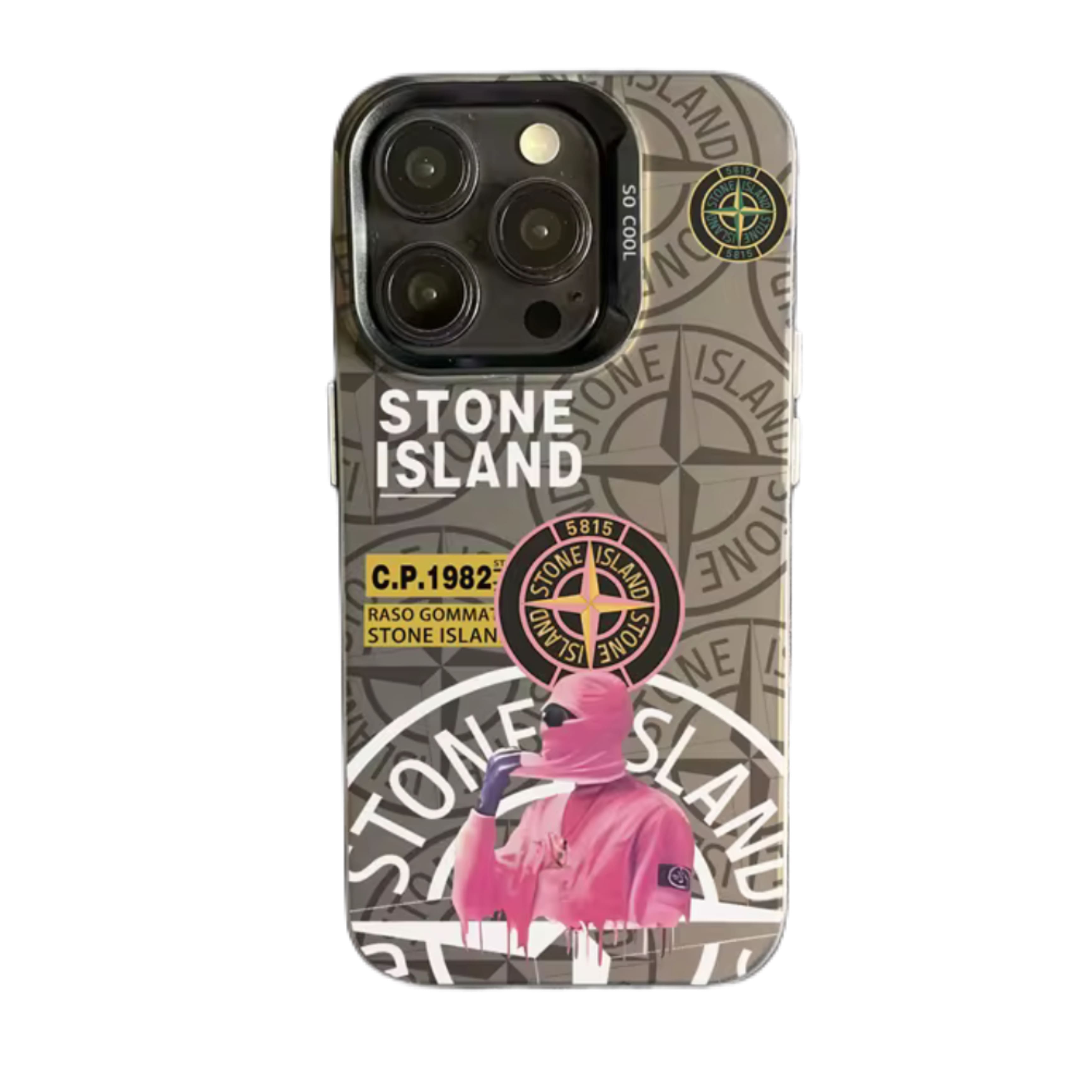 Habillez votre iPhone avec style grâce à la coque Stone Island Gris - SharkStickers