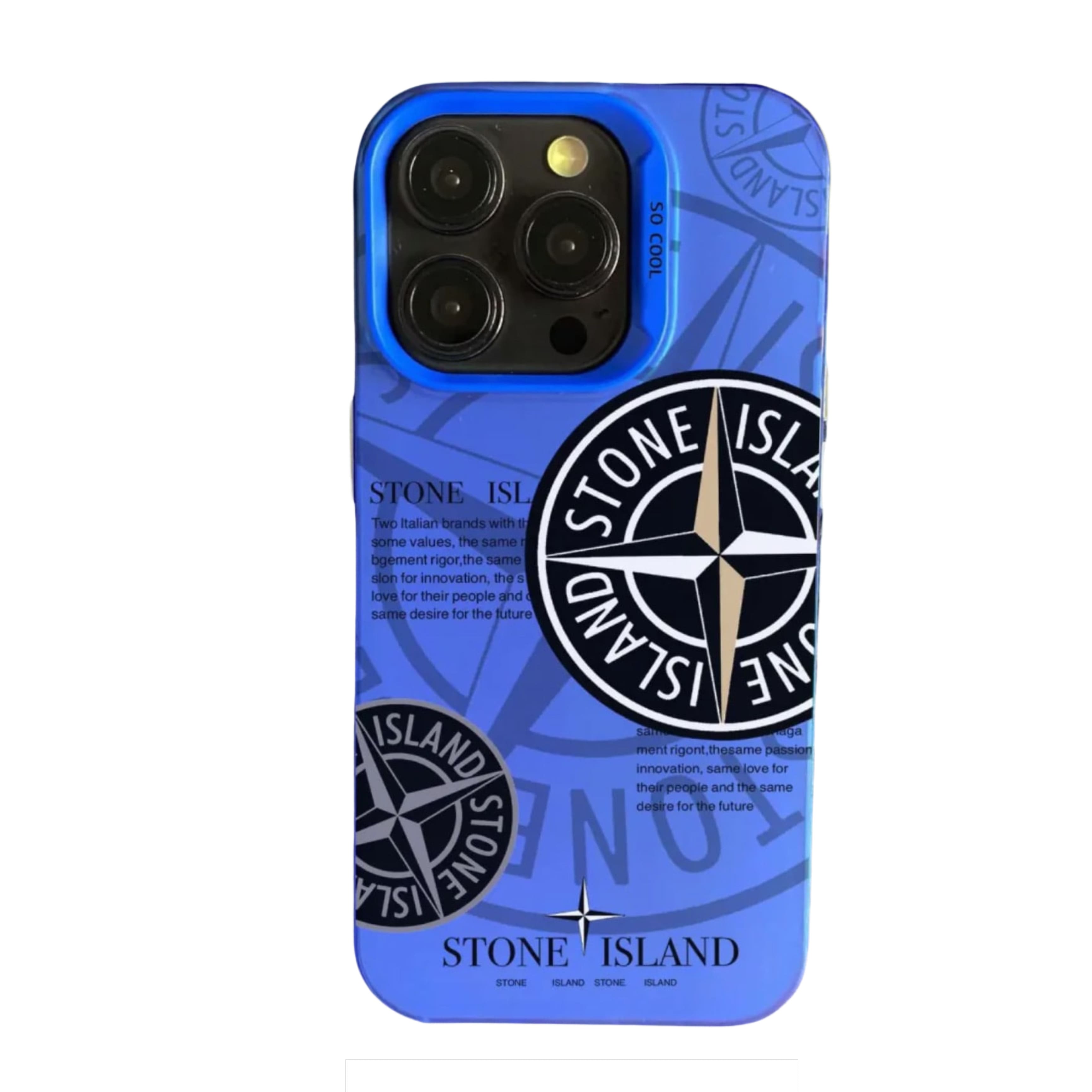 Coque Stone Island iPhone au design élégant offrant une protection solide et un style unique