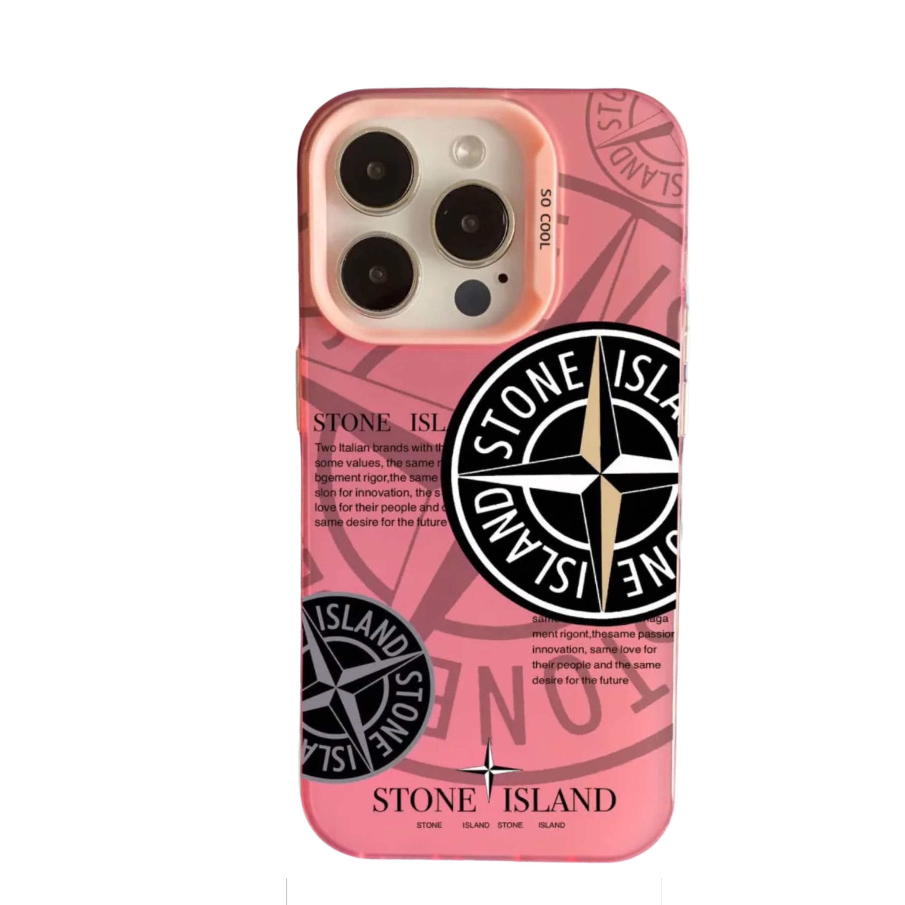 Coque Stone Island iPhone au design élégant offrant une protection solide et un style unique