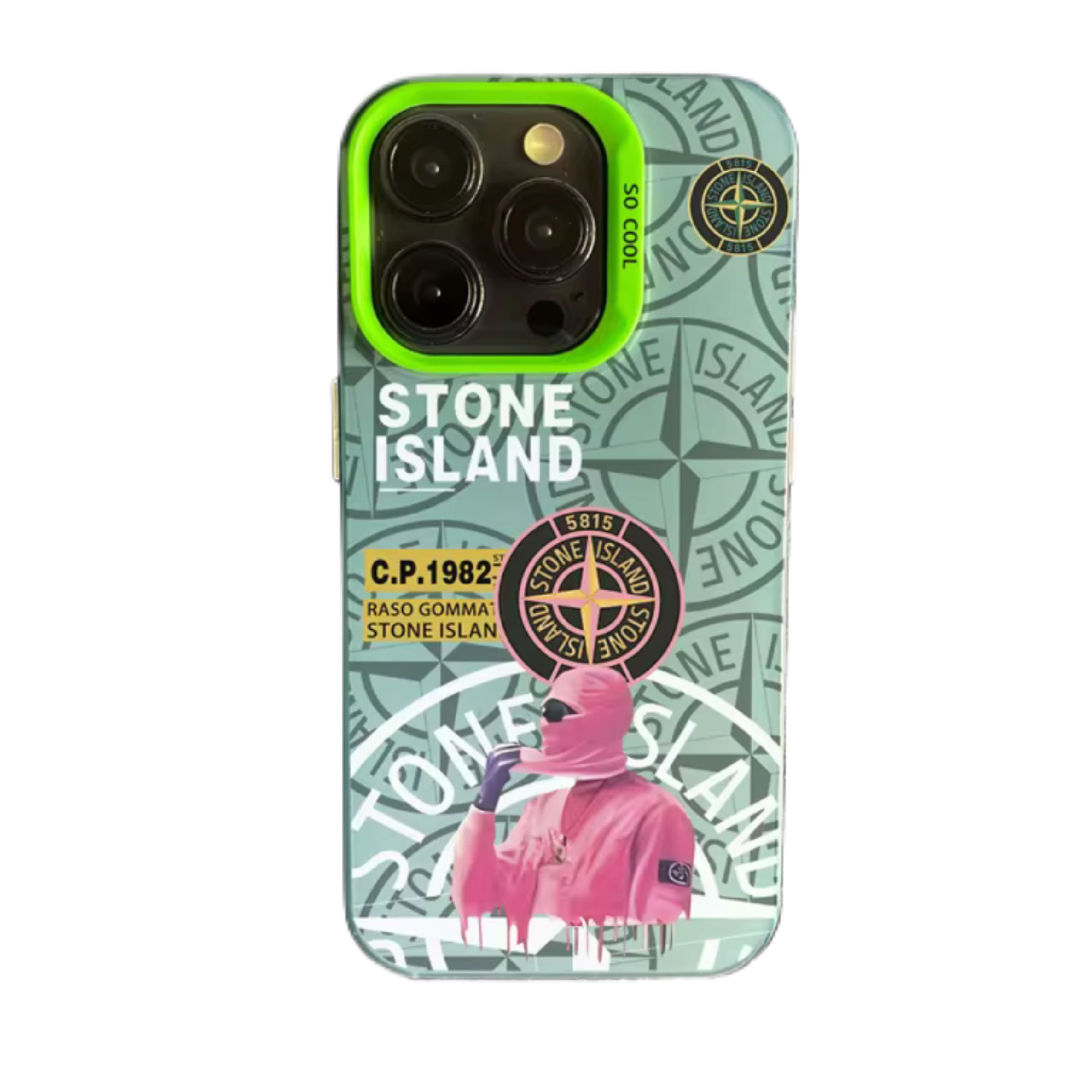 Habillez votre iPhone avec style grâce à la coque Stone Island Vert - SharkStickers