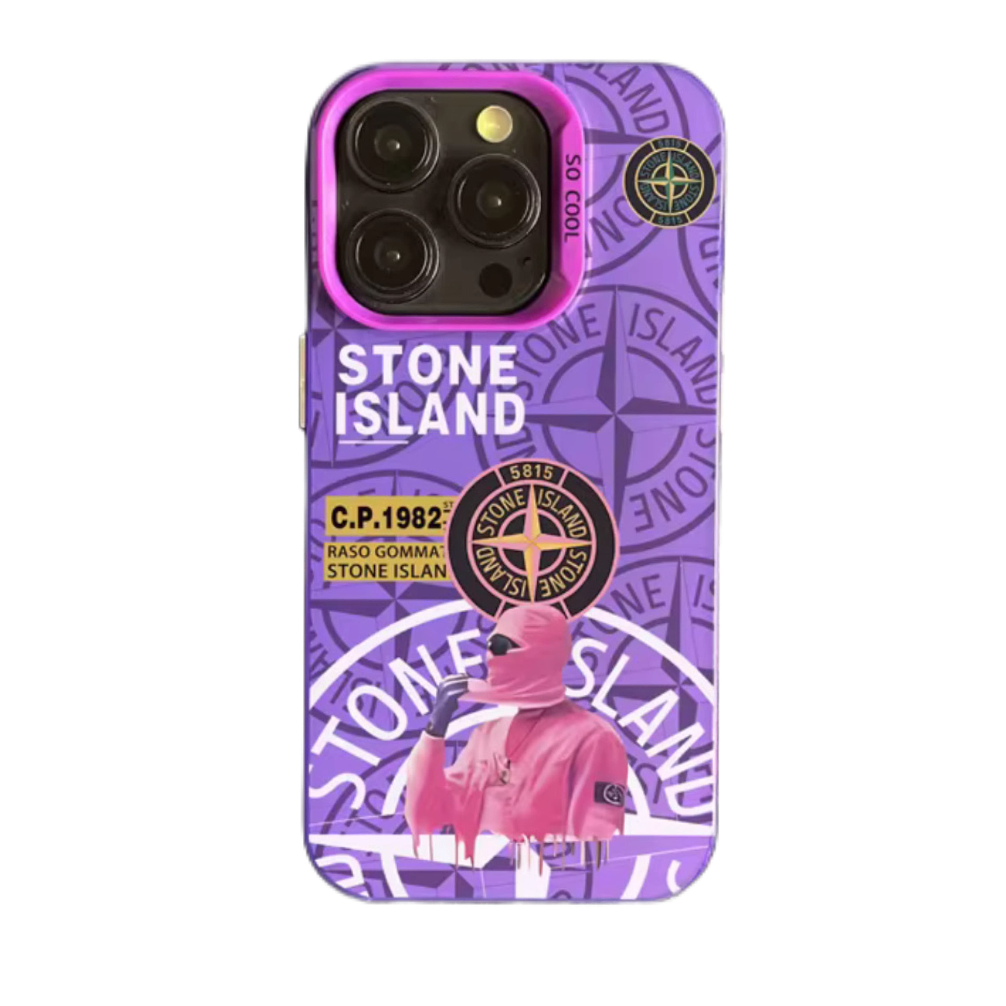 Habillez votre iPhone avec style grâce à la coque Stone Island Violet - SharkStickers